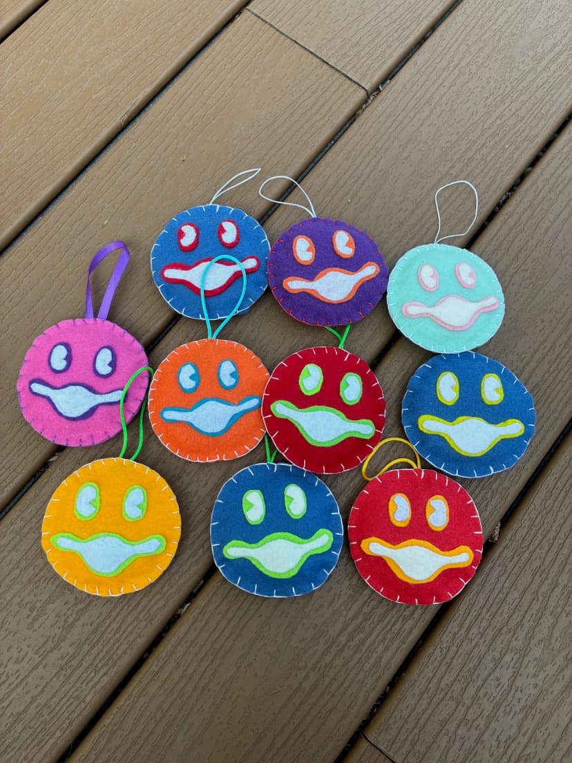 Cyboogie Ornament - This felt ornament is the perfect addition to any Gizzhead's tree. Each ornament is completely handm...